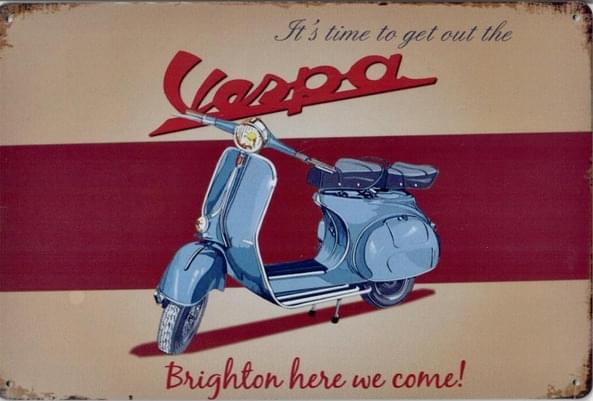 Vespa Brighton - Old-Signs.co.uk